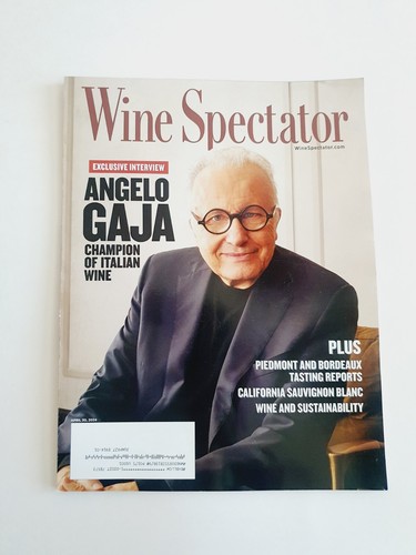 Wine spectator magazine april - wine,