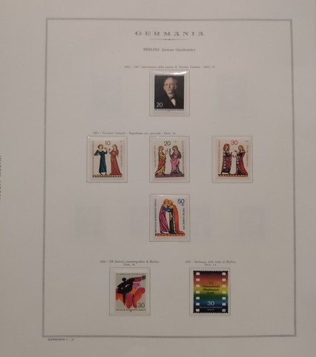 Collezione francobolli berlino - collezione,