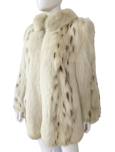 Cappotto pelliccia vera blush - pelliccia,