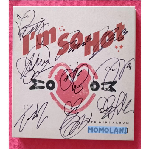 Album momoland autografo firma - album,