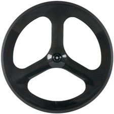 Ruota posteriore a tre razze 70 mm bici da strada/pista bici ruota in carbonio 700C ruote clincher