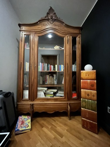 Credenza vetrina antica - credenza,