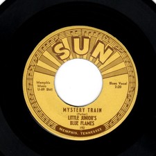 BLUES-LITTLE JUNIOR'S BLUE FLAMES-MYSTERY TRAIN/LOVE MY BABY-SUN 192-ORIG.