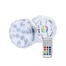 Luce LED RGB Arcobaleno Impermeabile Subacquea Telecomando Piscina e Interni