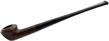 Sarome Mini Churchwarden / Reader Walnut Extra Small Bowl Briar Pipe (6403W)