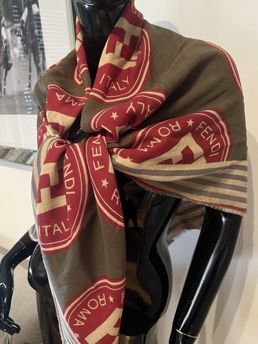 Fendi sciarpa foulard stola - sciarpa, xl