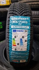 Treno completo 4 Pneumatici 4 stagioni M+S 155/70/13 75T Landspider gomme nuove
