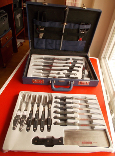 Valigetta coltelli pezzi - valigetta, 24