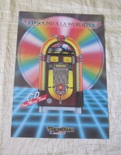 WURLITZER ONE MORE TIME CD JUKEBOX VOLANTINO