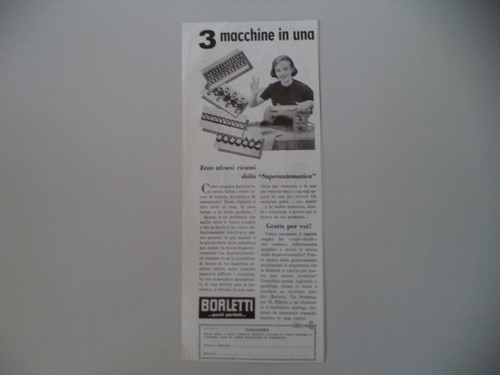 Advertising pubblicità 1957 - advertising,