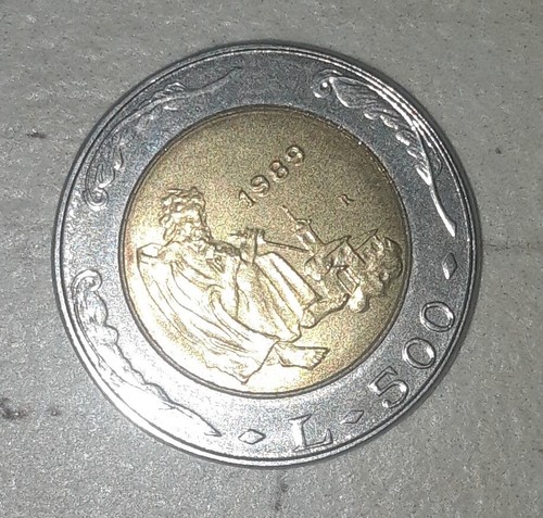Moneta 500 lire - lire, repubblica