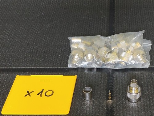 Lotto 10x connettori - connettori, coassiali