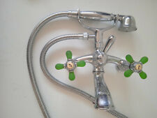 rubinetteria vasca da bagno, manopole con doccetta