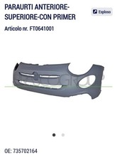 PARAURTI ANTERIORE PRASCO FIAT