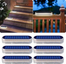 DetarZinLED Luci Solari Esterno, Luce Solare LED Esterno IP68 Impermeabili