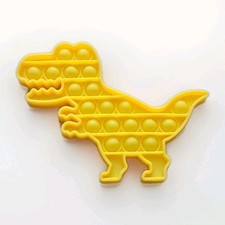 Yellow Dinosaur Pop It Fidget
