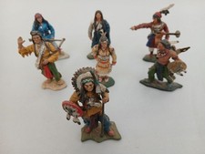 7 SOLDATINI INDIANI D'AMERICA