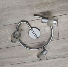 APPLIQUE 3 FARETTI SOFFITTO SOSPENSIONE  ORIENTABILI GU10 LED CALDO