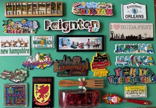 Souvenir fridge magnet place - fridge,