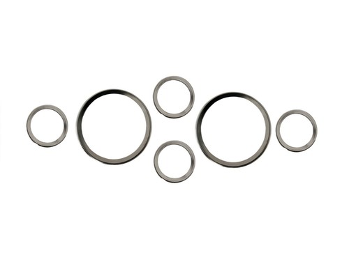 Anelli metallo cromati fiat - metallo,