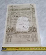 ATTESTATO OPERAZIONI IN AFRICA ORIENTALE 1936