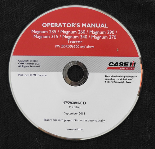 Manuale operatore case - manuale, ih