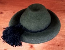 Cappello tirolese verde da donna - Val Sarentino - Taglia 58