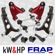 KIT 10PZ BRACCI BRACCETTI BIELLETTE GOMMINI TESTINE STERZO ALFA ROMEO 147 156 GT
