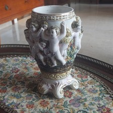 ANTICO SPLENDIDO VASO CERAMICA