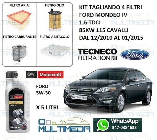 Kit tagliando filtri - tagliando, olio