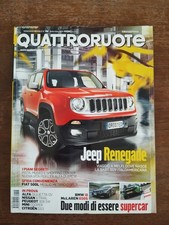 2014 09 QUATTRORUOTE SETTEMBRE 2014 N.708 ANNO 59° JEEP RENEGADE FIAT 500L