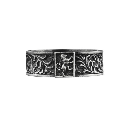 Anello fascia leone rampante