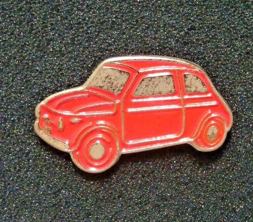 Spilla fiat 500 rossa - spilla,