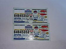 1:43 decal Racing43:Fiat Punto