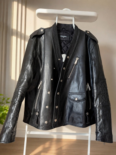 Dsquared2 giacca pelle - dsquared2,
