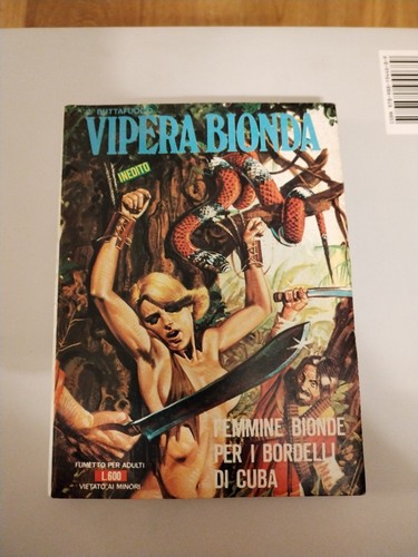 Fumetto vipera bionda - vipera,