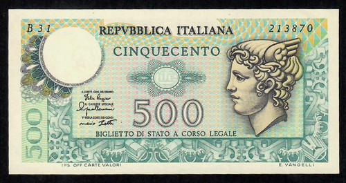500 lire mercurio - mercurio, 02/04/1979