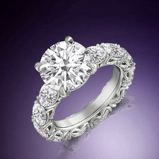 Fede Nuziale Diamante Taglio