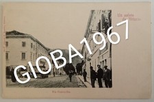 UN SALUTO DA VITTORIO (VENETO) VIA CONCORDIA MOLTO ANIMATA CON CARRO E BUOI VEDI