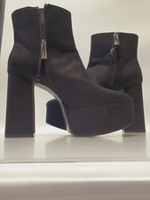 Stivaletti plateau ZARA neri