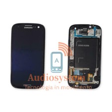 DISPLAY LCD+ FRAME ORIGINALE SAMSUNG GALAXY S3 NEO GT i9301 SCHERMO VETRO NERO