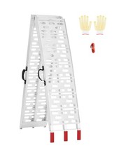 VEVOR Rampe in Alluminio 340,19 kg Rampe di Carico Resistenti con Maniglie 1 PZ