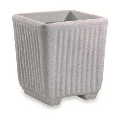 Vaso  in resina effetto Granito Millerighe 45 cm.