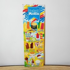 Insegna tabella gelati motta - tabella,