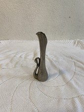 Art Deco Bud Vase Oneida Silverplate Swan 18 Cm Forma Cigno