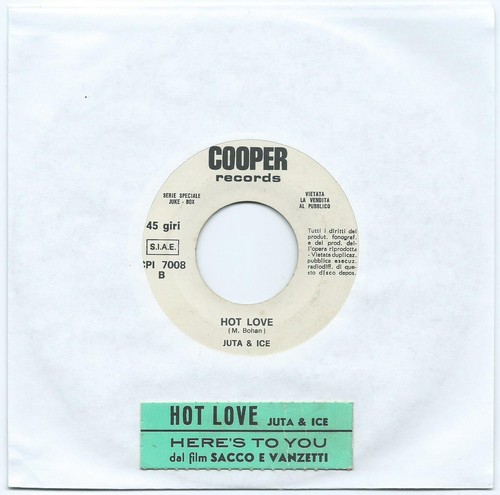 Juta ice hot love - 7",