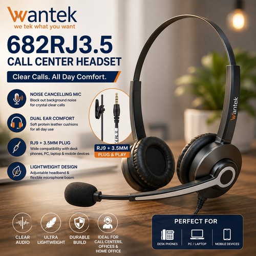 Wantek 682rj3 cuffie call - wantek, 682rj3.5