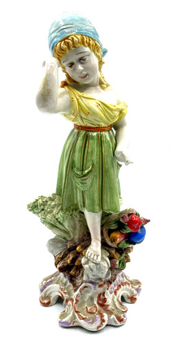 Antica grande statuina - , in