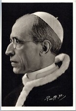 Vtg Postcard Pope Pius XII
