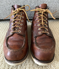 Stivali vintage Red Wing 875 mocassini in pelle da uomo taglia 11 D made in USA